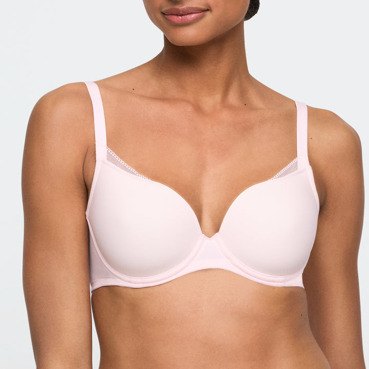 Marie Jo Milao Padded Heart Shape Bra in Pastel Pink
