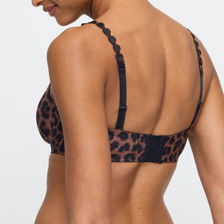 Marie Jo Tom Padded Heart Shape Bra in Fauve