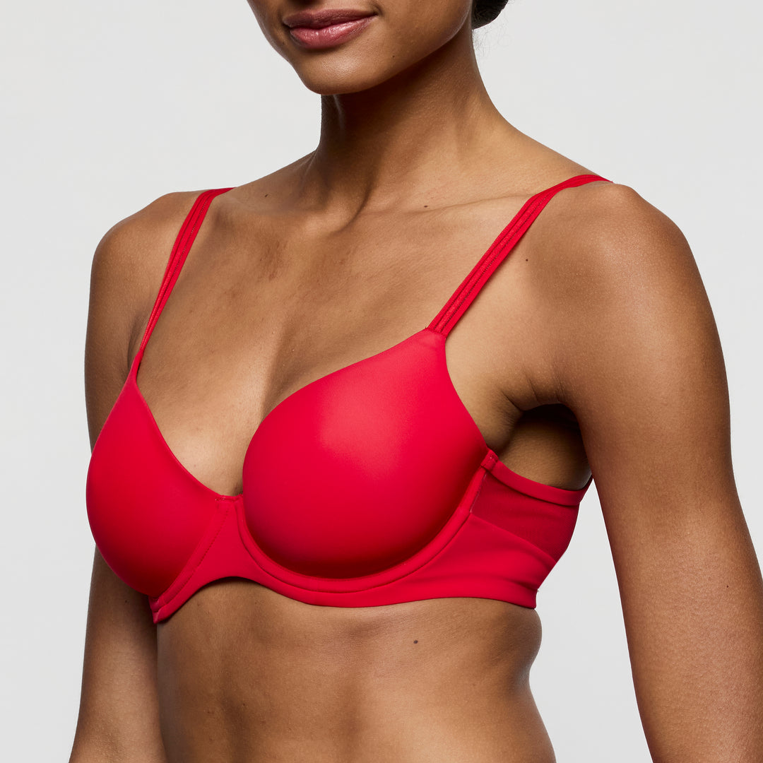 Marie Jo Louie Spacer Full Cup Bra in True Red