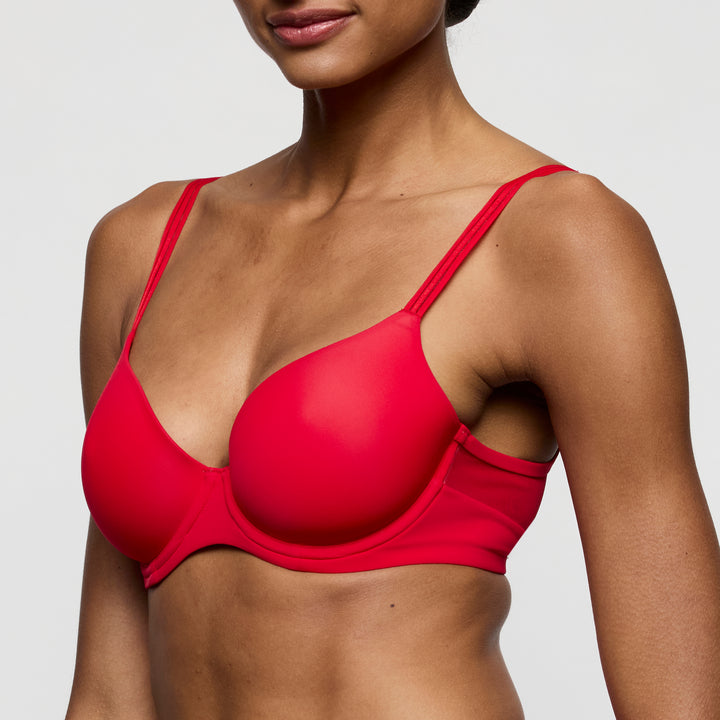 Marie Jo Louie Spacer Full Cup Bra in True Red