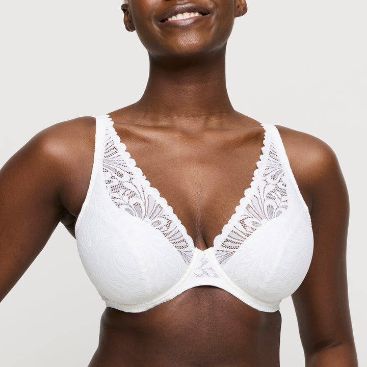 Prima Donna Twist Rupi Half Padded Plunge Bra in Natural