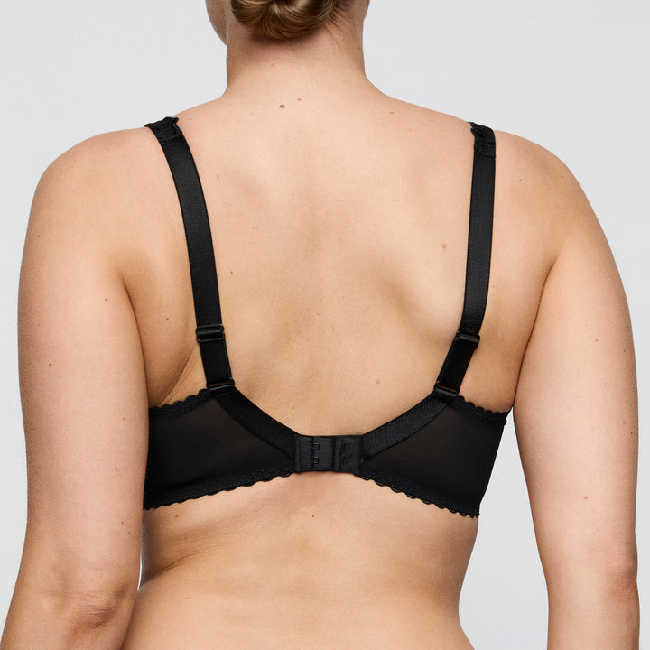 Prima Donna Solisse Balcony Bra with Vertical Seam in Black