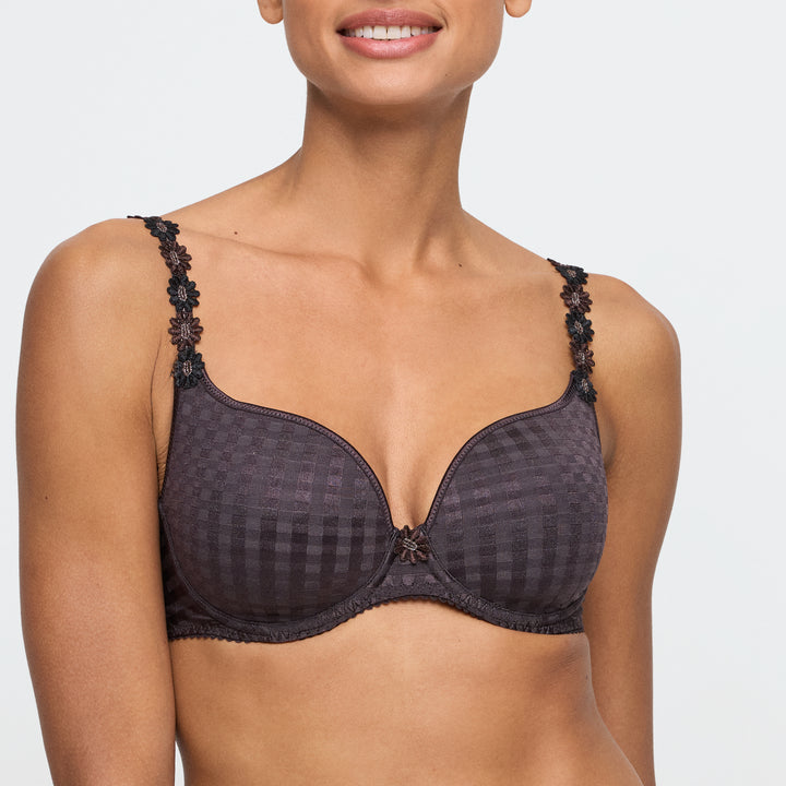Marie Jo Avero Padded Heart Shape Bra in Sweet Chocolate