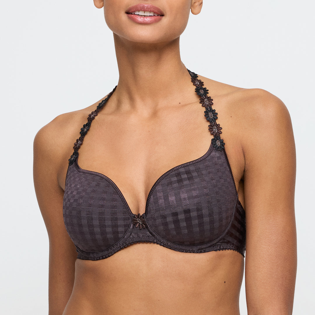 Marie Jo Avero Padded Heart Shape Bra in Sweet Chocolate