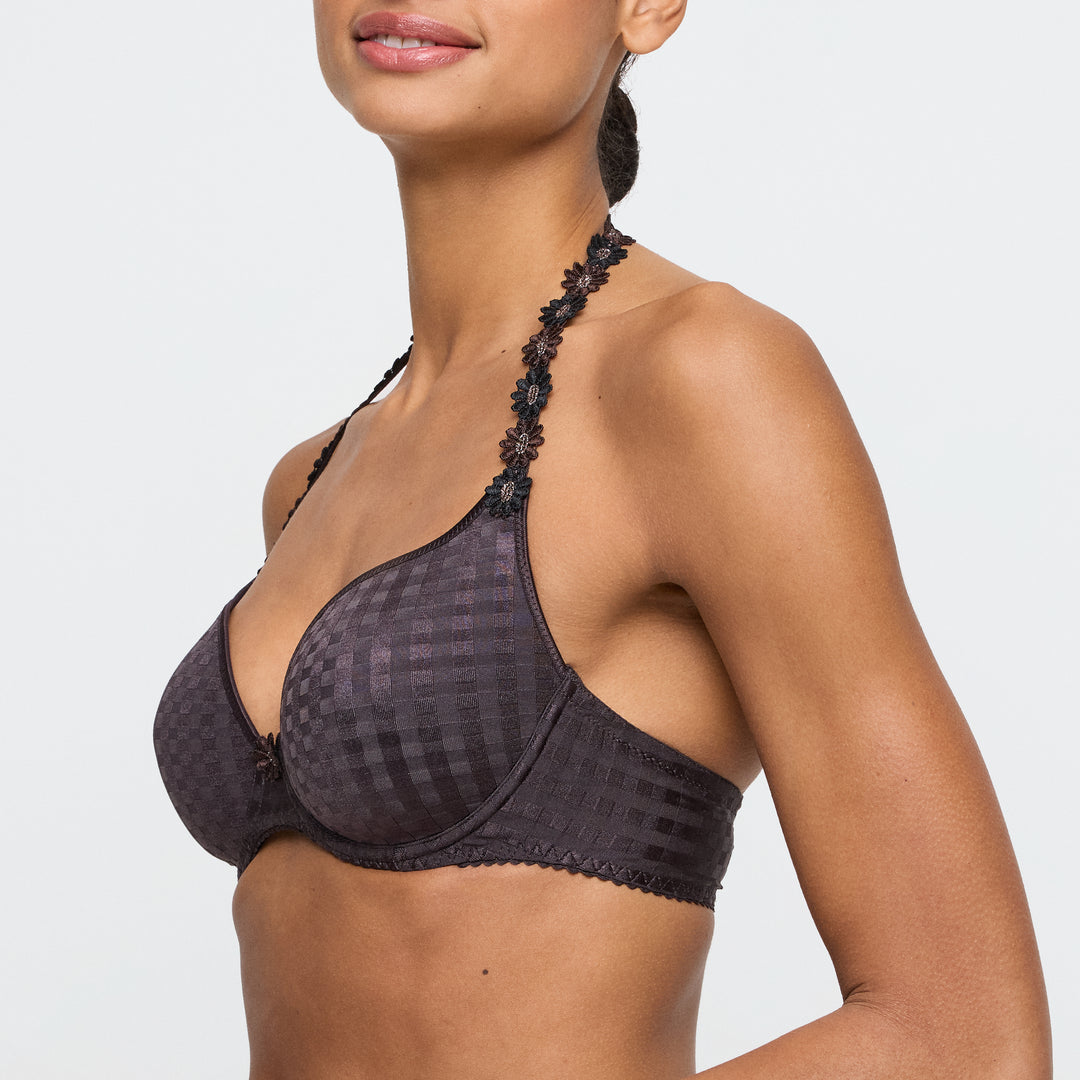 Marie Jo Avero Padded Heart Shape Bra in Sweet Chocolate