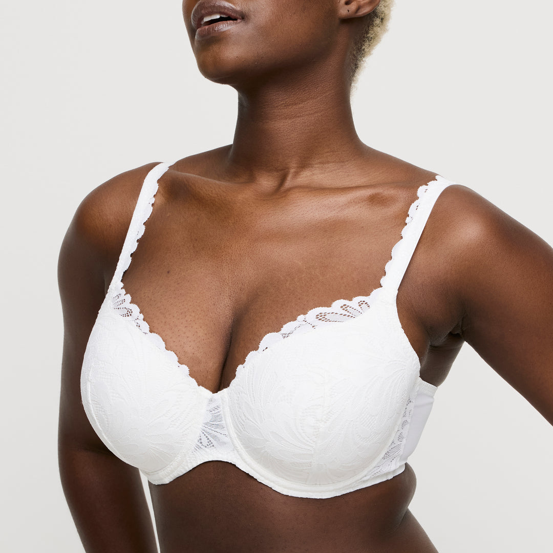 Prima Donna Twist Rupi Padded Heart Shape Bra in Natural