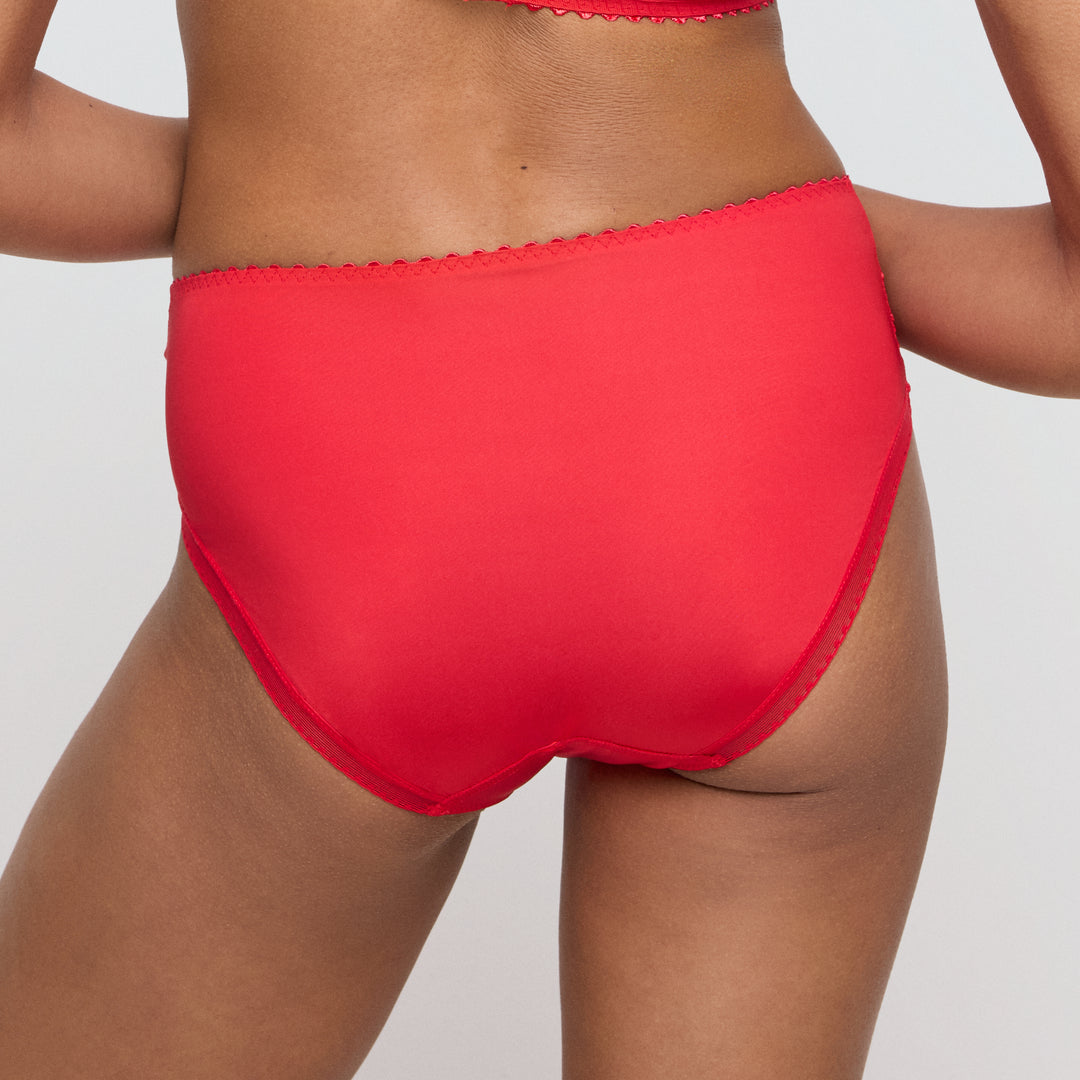 Marie Jo Jane Full Brief in True Red