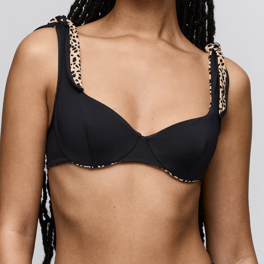 Sarda Swim Pryce Reversible Full Cup Bikini in Wild
