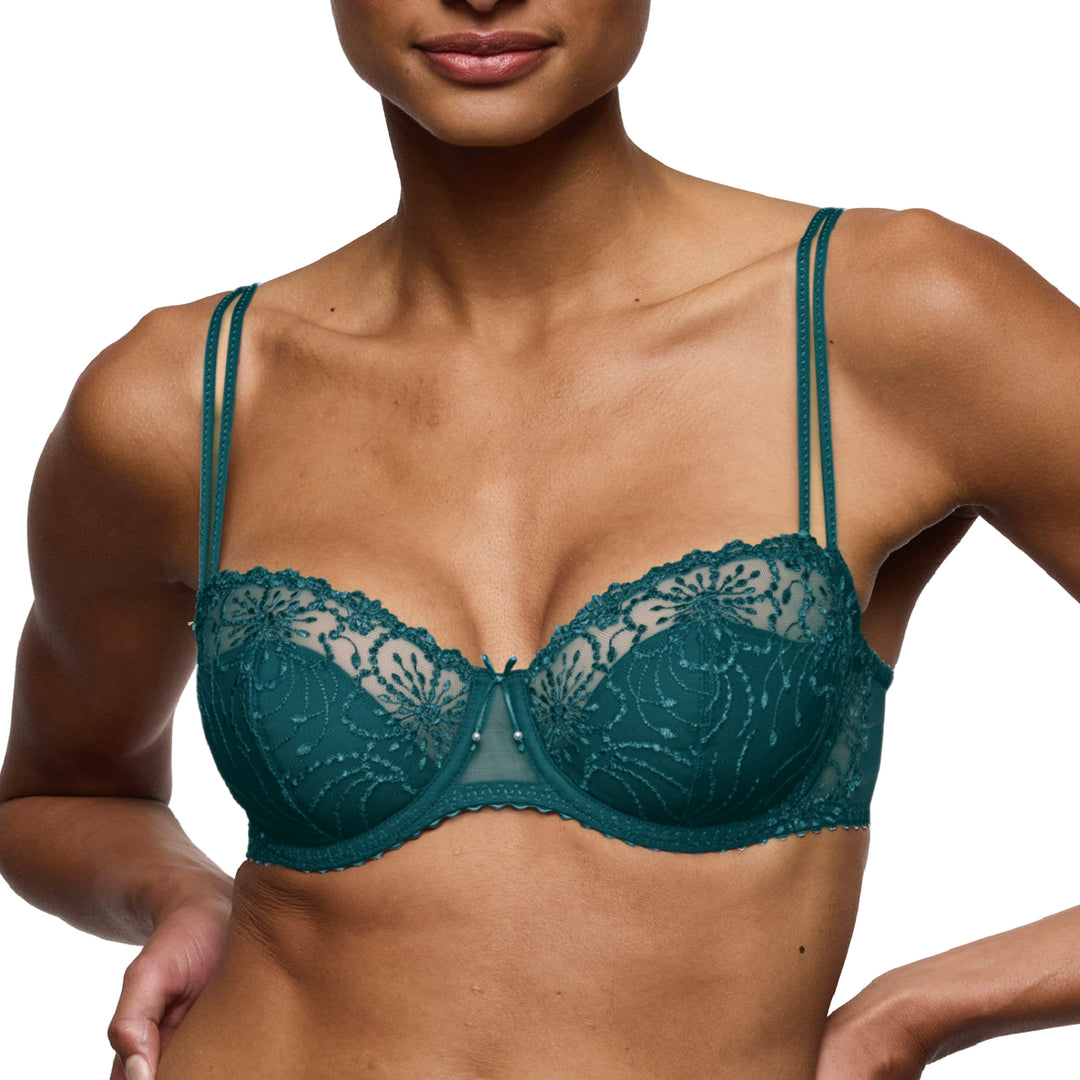 Marie Jo Jane Half Padded Balcony Bra in Peacock