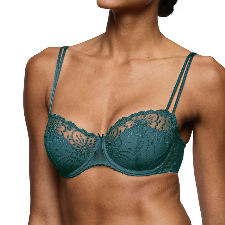 Marie Jo Jane Half Padded Balcony Bra in Peacock