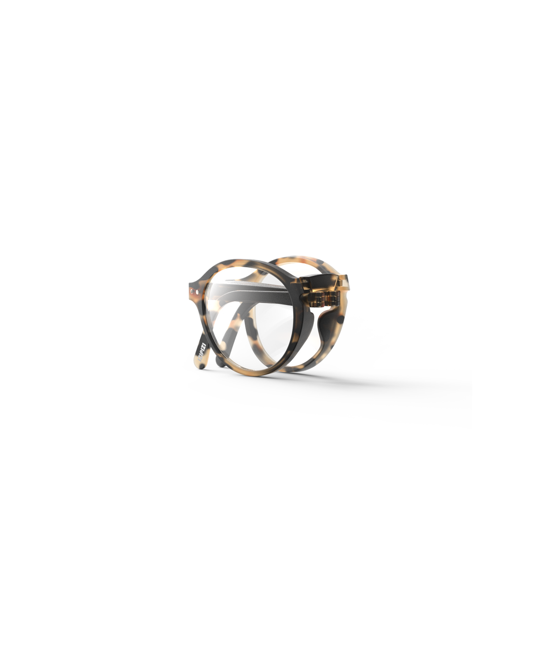 IZIPIZI #F Folding Reading Glasses in Light Tortoise