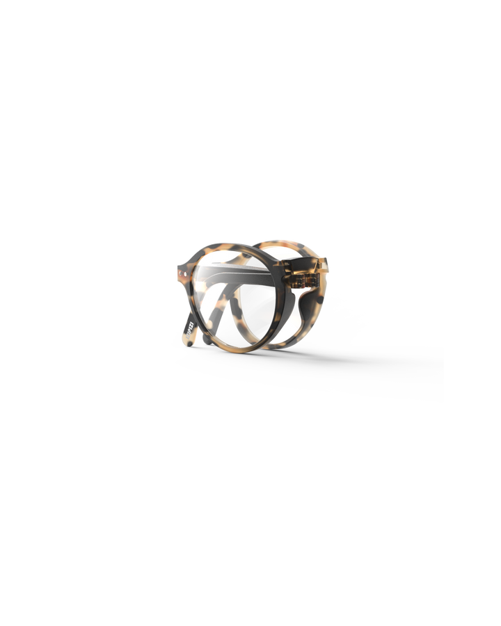 IZIPIZI #F Folding Reading Glasses in Light Tortoise