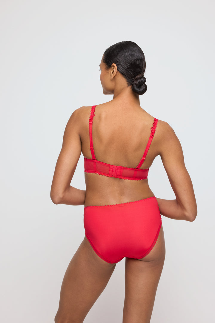 Marie Jo Jane Full Brief in True Red