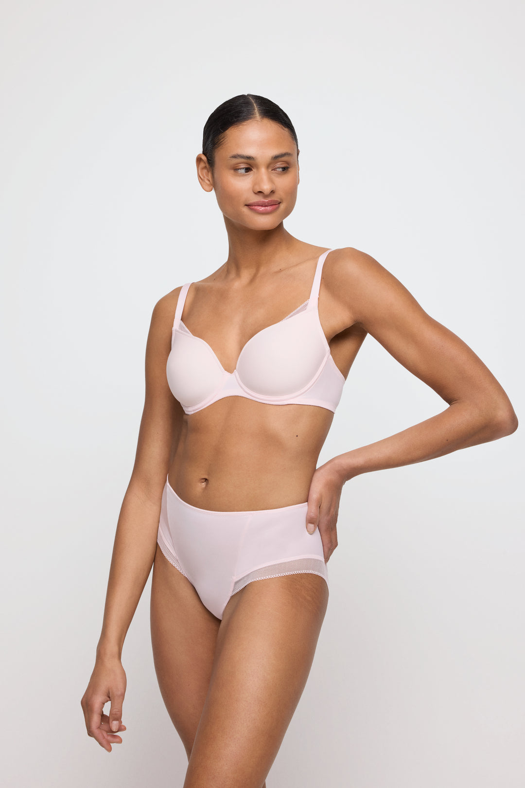 Marie Jo Milao Full Brief in Pastel Pink