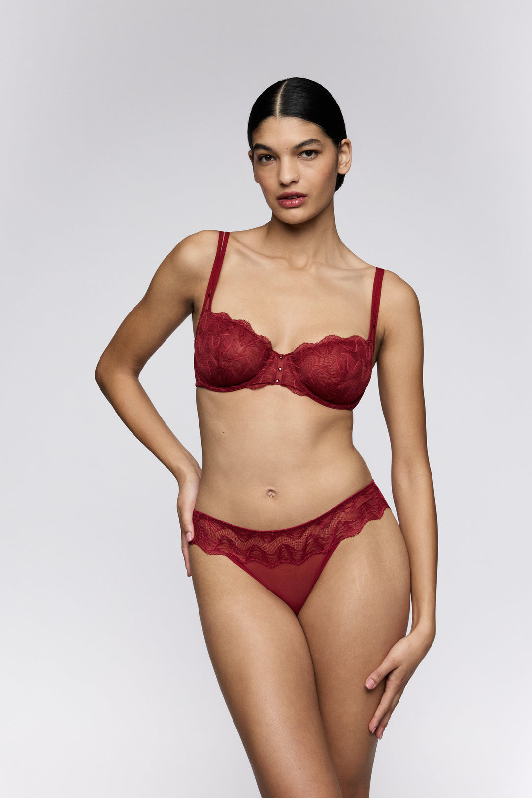Sarda Nasim Balcony Bra in Bourgogne