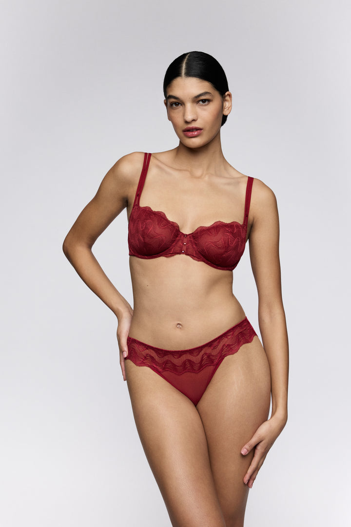 Sarda Nasim Balcony Bra in Bourgogne
