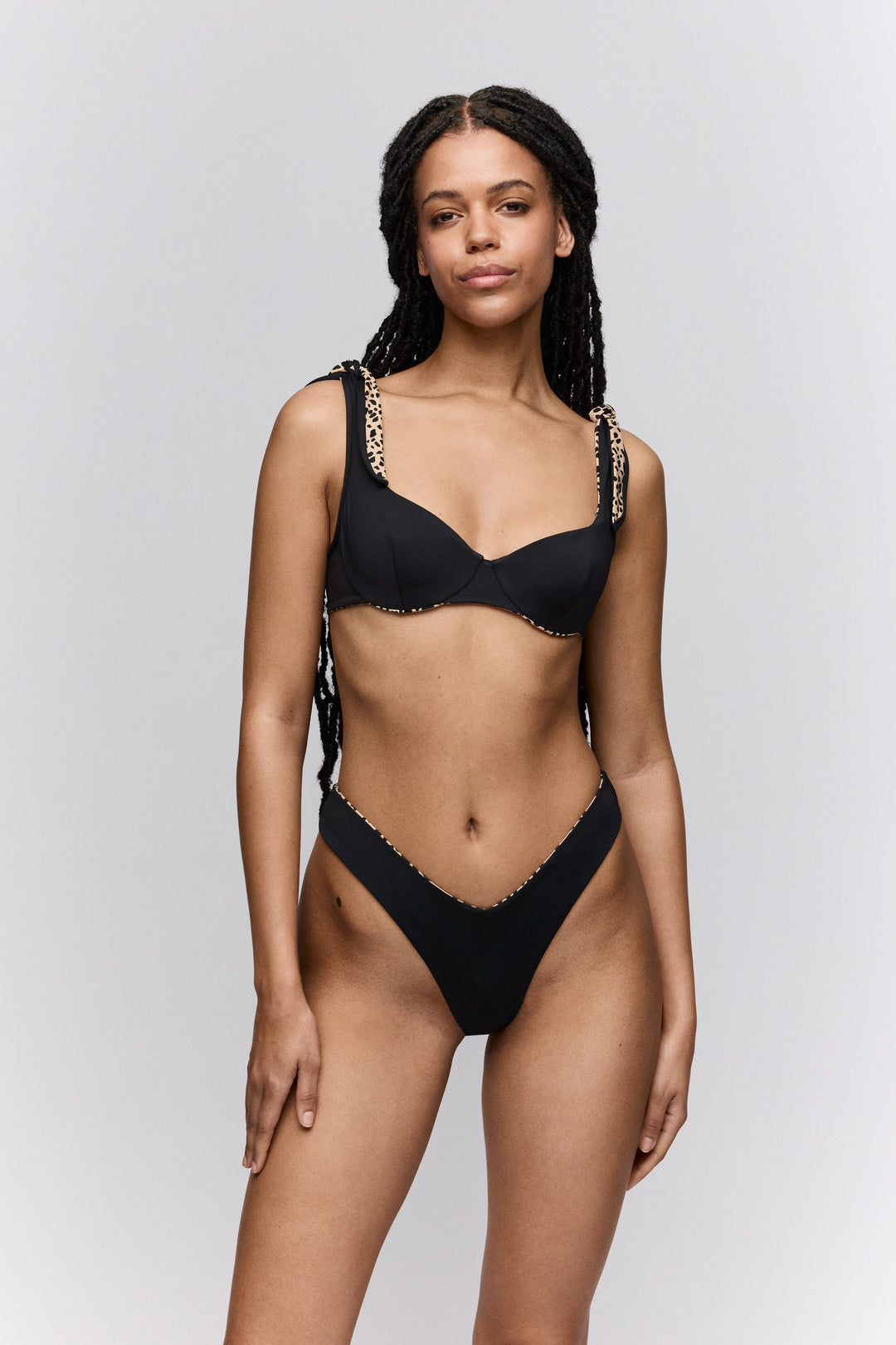 Sarda Swim Pryce Reversible Full Cup Bikini in Wild