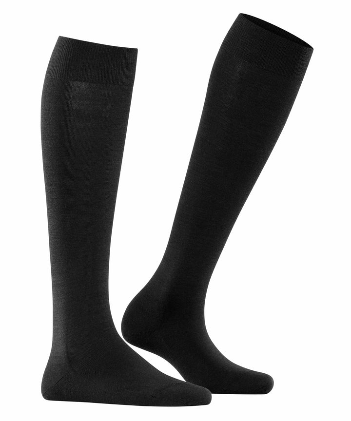 Falke Soft Merino Knee High Socks in Black
