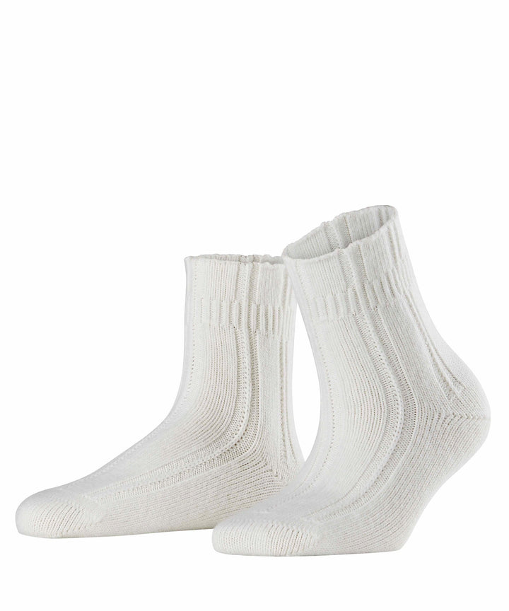Falke Cosy Fluffy Angora Bedsock in Off-White