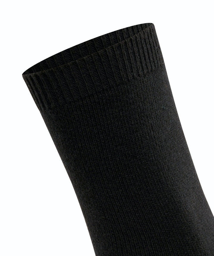 Falke Cosy Wool Short Socks in Black