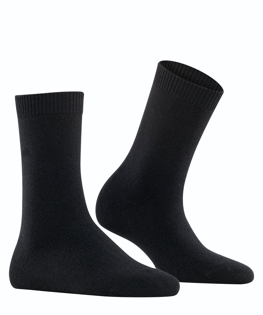 Falke Cosy Wool Short Socks in Black