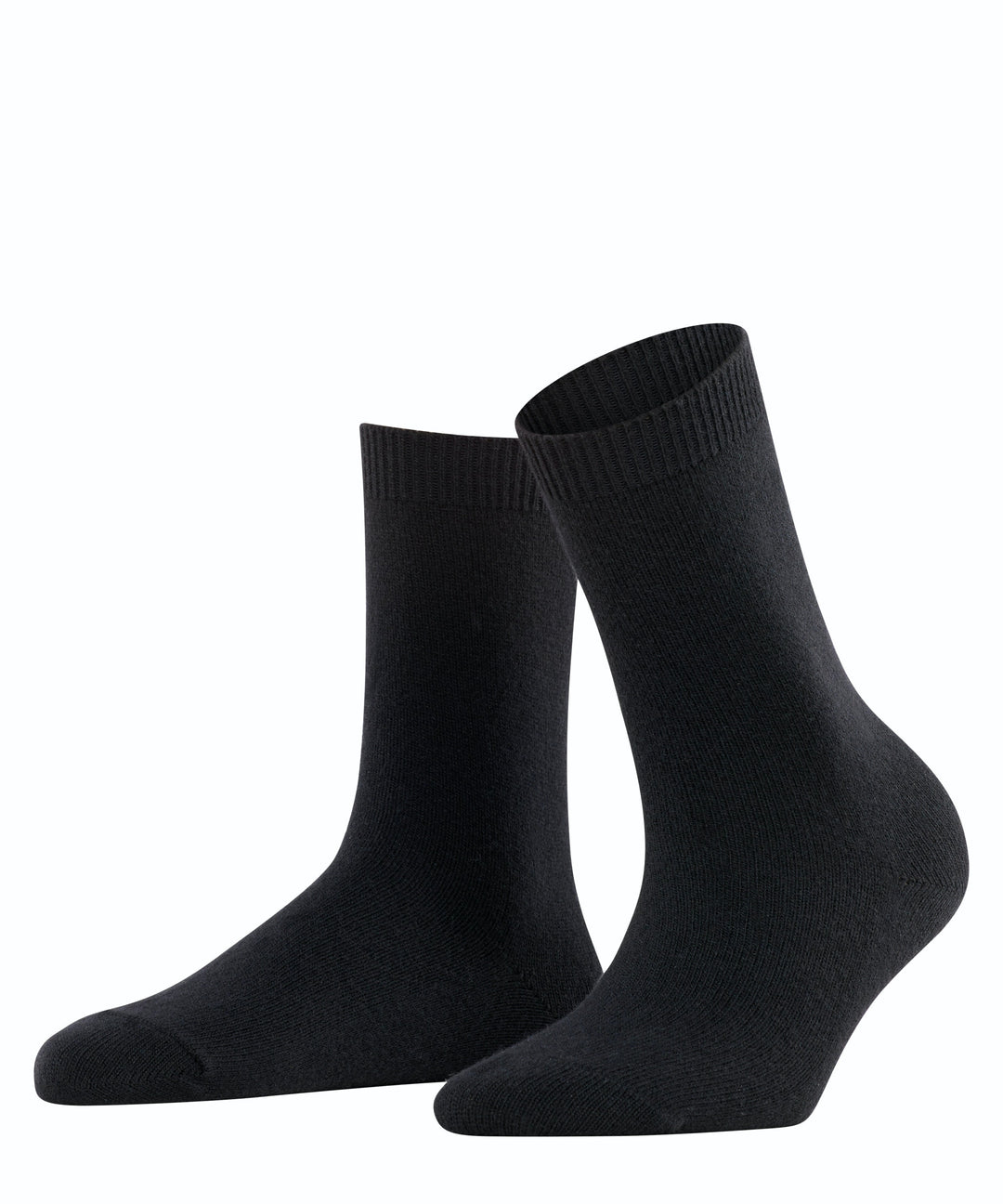 Falke Cosy Wool Short Socks in Black
