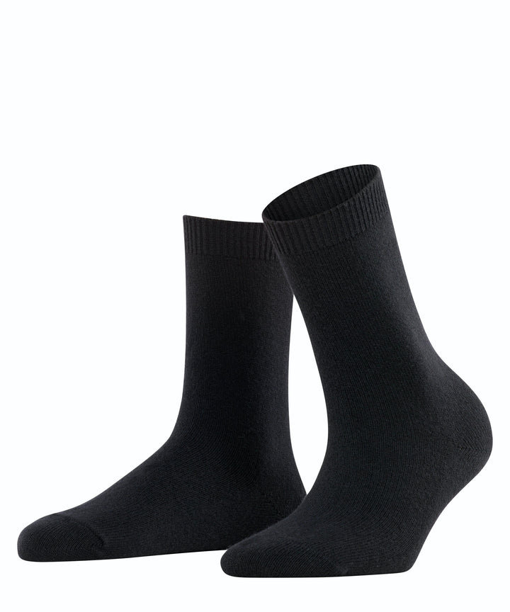 Falke Cosy Wool Short Socks in Black