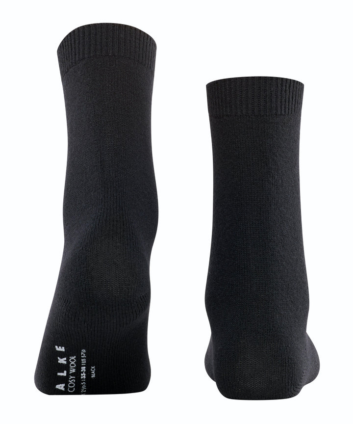 Falke Cosy Wool Short Socks in Black