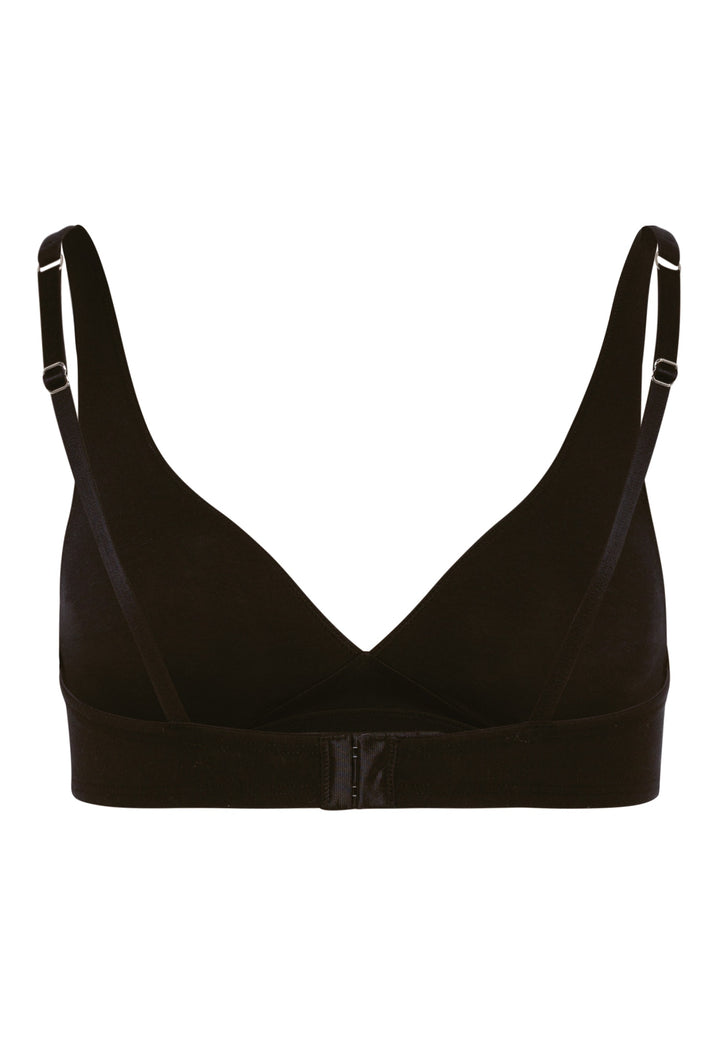 Hanro Cotton Sensation Soft Cup Wireless Bra in Black