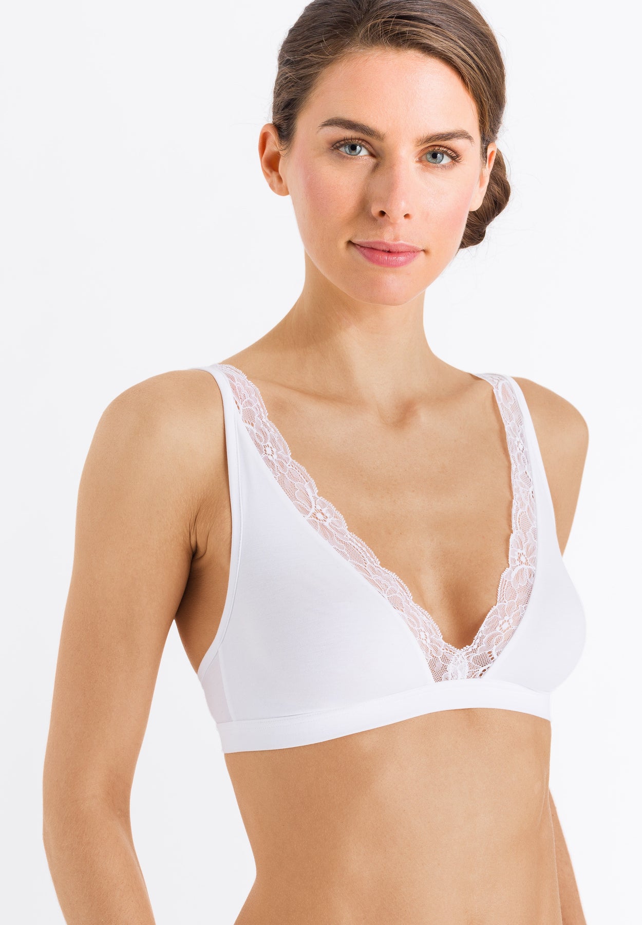 Hanro Cotton Lace Soft Cup Bra