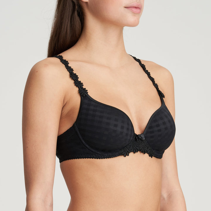 Marie Jo Avero Padded Heart Shape Bra in Black