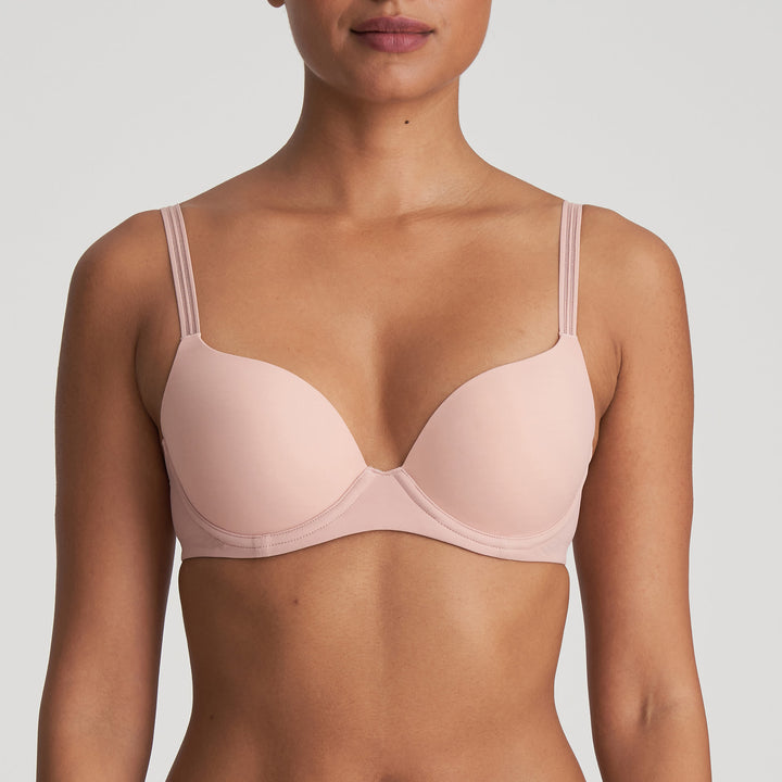 Marie Jo Louie Spacer Heart Shape Bra in Powder Rose