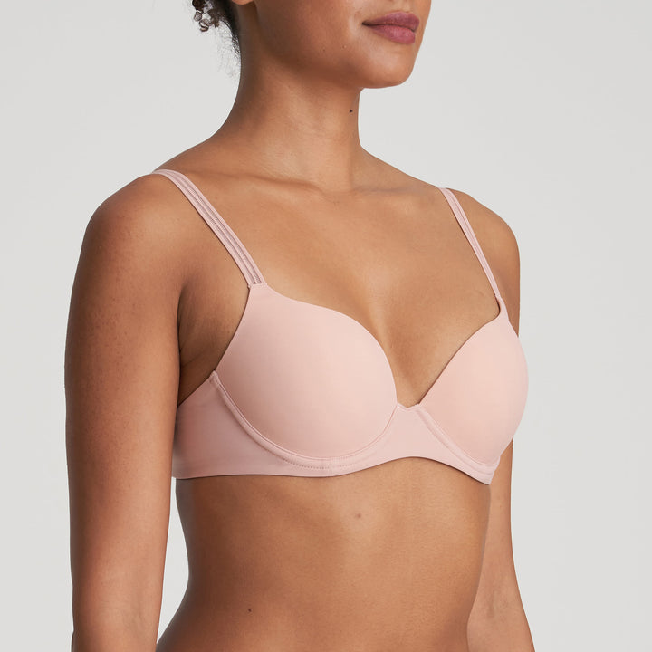Marie Jo Louie Spacer Heart Shape Bra in Powder Rose