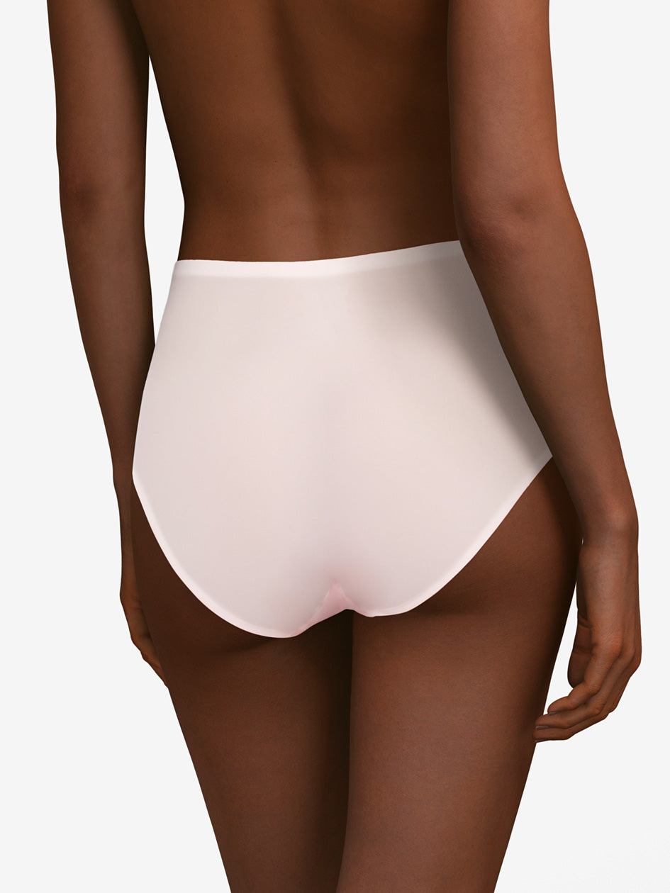 Chantelle Soft Stretch High Waist Brief in Sugar Pink