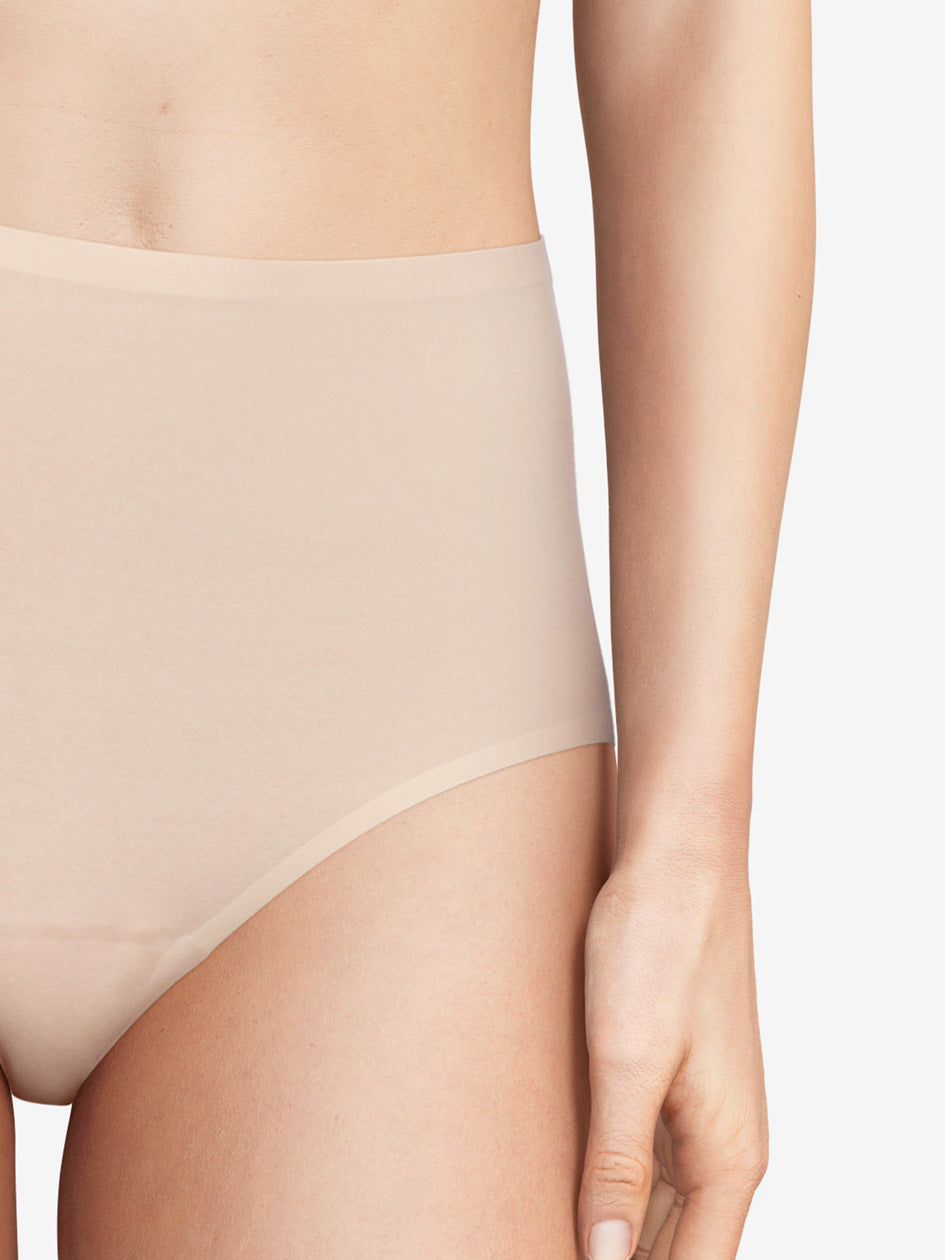 Chantelle Soft Stretch High Waist Brief in Nude