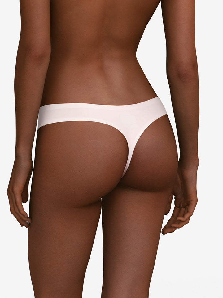 Chantelle Soft Stretch Thong in Sugar Pink
