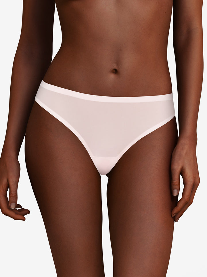 Chantelle Soft Stretch Thong in Sugar Pink