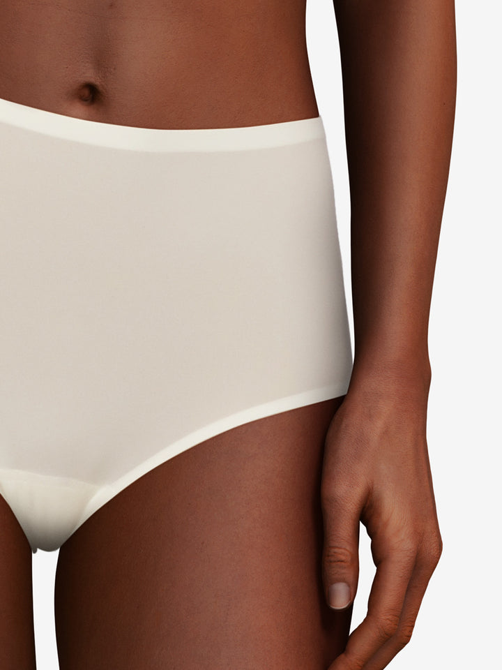 Chantelle Soft Stretch High Waist Brief in Ivory