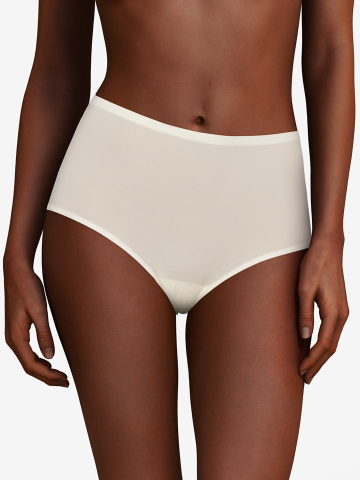 Chantelle Soft Stretch High Waist Brief in Ivory